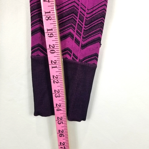 Lululemon Leggings Ebb To Street Pant Heathered Regal Plum Chevron leggins - Picture 10 of 12
